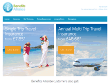Tablet Screenshot of benefitsalliance.co.uk